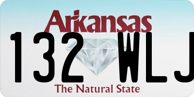 AR license plate 132WLJ