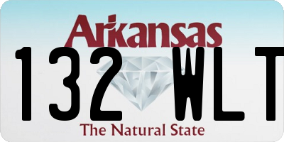 AR license plate 132WLT