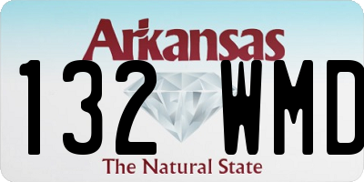 AR license plate 132WMD