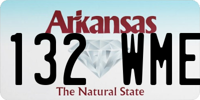 AR license plate 132WME