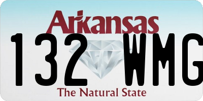 AR license plate 132WMG