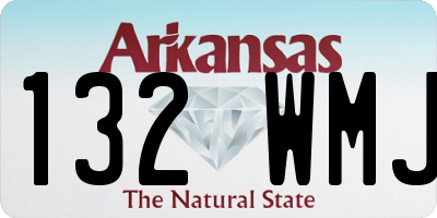 AR license plate 132WMJ