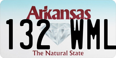 AR license plate 132WML