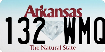 AR license plate 132WMQ