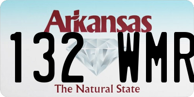 AR license plate 132WMR