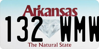 AR license plate 132WMW