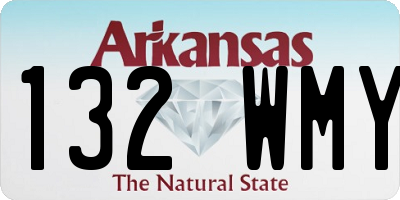 AR license plate 132WMY