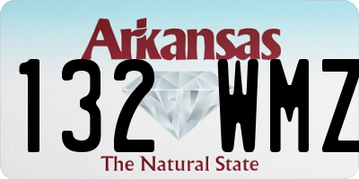 AR license plate 132WMZ
