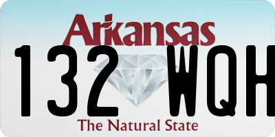 AR license plate 132WQH