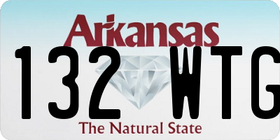 AR license plate 132WTG