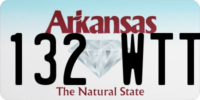 AR license plate 132WTT