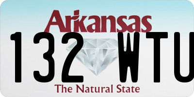 AR license plate 132WTU
