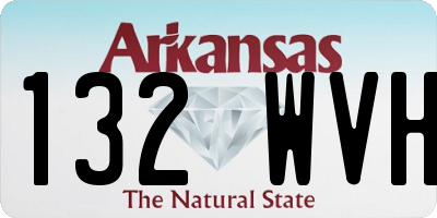 AR license plate 132WVH