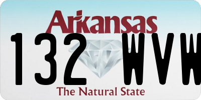 AR license plate 132WVW