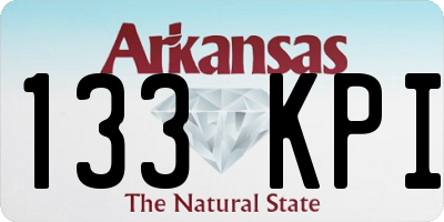 AR license plate 133KPI