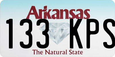 AR license plate 133KPS