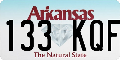 AR license plate 133KQF