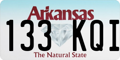 AR license plate 133KQI