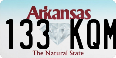 AR license plate 133KQM