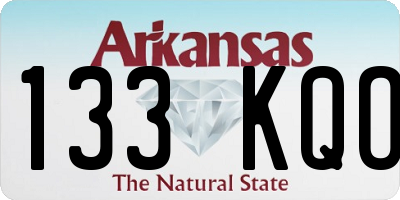 AR license plate 133KQO