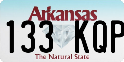 AR license plate 133KQP
