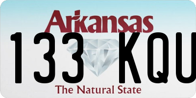 AR license plate 133KQU