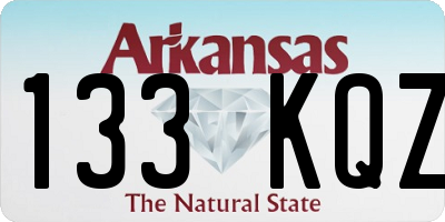 AR license plate 133KQZ