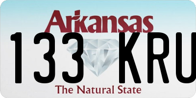 AR license plate 133KRU