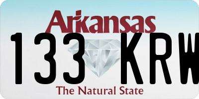 AR license plate 133KRW