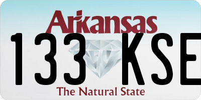 AR license plate 133KSE