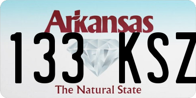 AR license plate 133KSZ