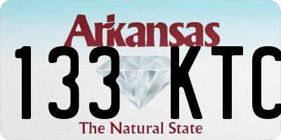AR license plate 133KTC