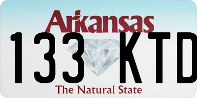 AR license plate 133KTD