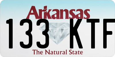 AR license plate 133KTF