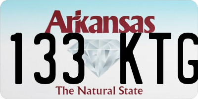 AR license plate 133KTG