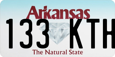 AR license plate 133KTH