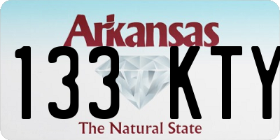 AR license plate 133KTY