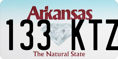 AR license plate 133KTZ