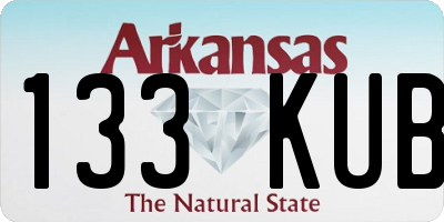 AR license plate 133KUB