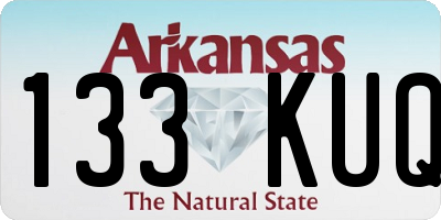 AR license plate 133KUQ