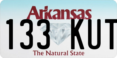 AR license plate 133KUT
