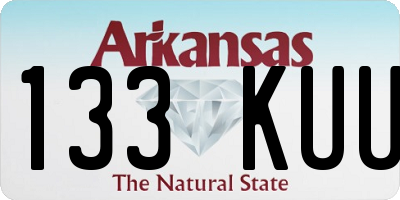 AR license plate 133KUU