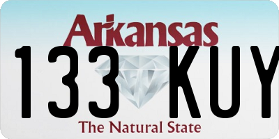 AR license plate 133KUY