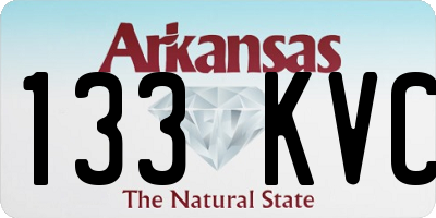 AR license plate 133KVC
