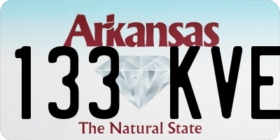 AR license plate 133KVE