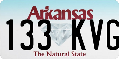 AR license plate 133KVG