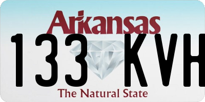 AR license plate 133KVH
