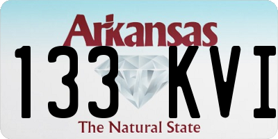 AR license plate 133KVI