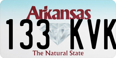AR license plate 133KVK