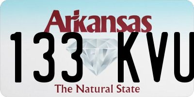 AR license plate 133KVU